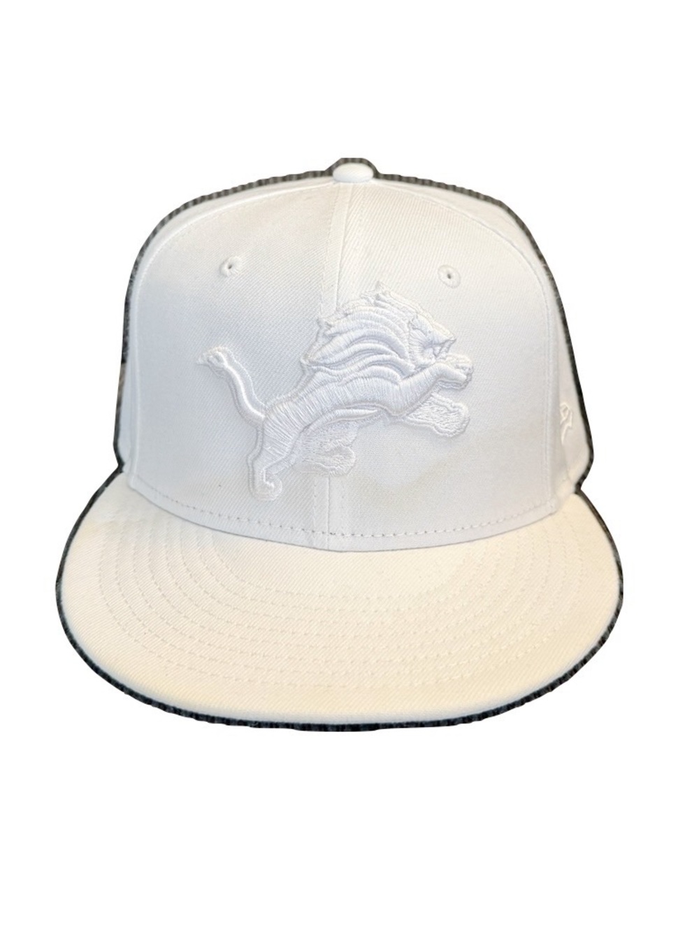 Detroit Lions 3 for 15 SALE CLEARANCE White Fitted Cap 7 3/8